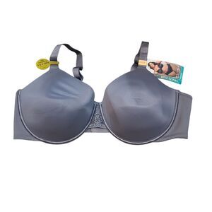 NWTs Vanity Fair Beauty Back T-Shirt Underwire Bra 44 DD Violet Purple